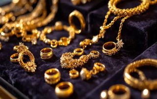 Balança de precisão avaliando joias para vender ouro em Florianópolis